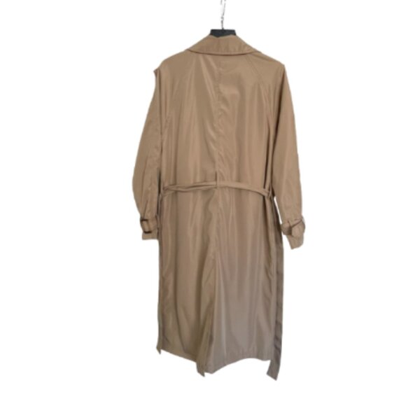 Stoosh Brushed Tan Trench Coat – Size L - Picture 4 of 9